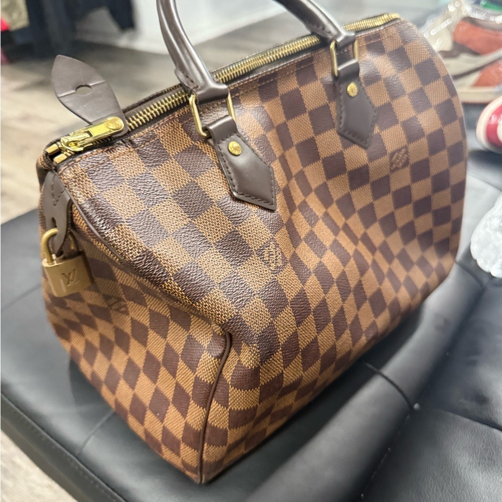 Louis Vuitton Brown Checkered Bag